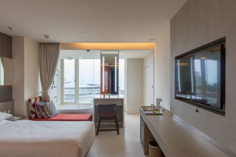 《圖說》114年ISQM國際服務品質認證獲獎業者--薆悅酒店野柳渡假館一館。〈圖薆悅酒店野柳渡假館一館提供〉