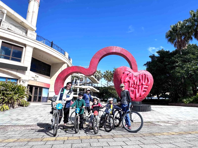 《圖說》新北河濱公園自行車租借站-淡江站試營運,歡迎搶先體驗。〈高灘處提供〉