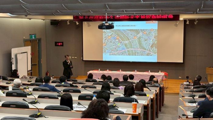 《圖說》新北衛生局舉辦銀新未來城BOT案招商說明會,計有24家廠商踴躍參與。〈衛生局提供〉