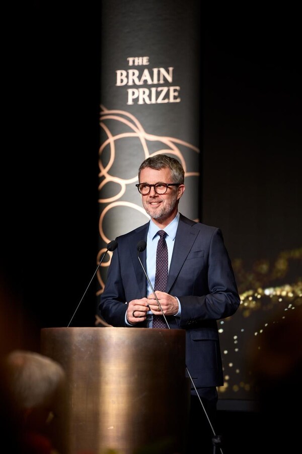 HM The King of Denmark, patron of The Brain Prize, attending the prize ceremony 2025.