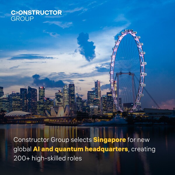 Constructor Group 今日宣佈將其環球總部遷往新加坡。