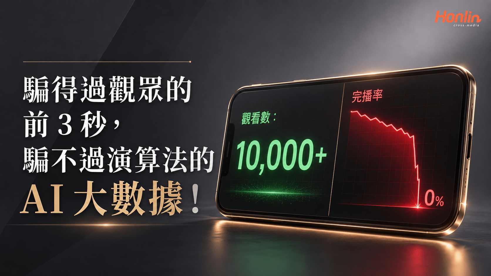 騙得過觀眾的前 3 秒，騙不過演算法的 AI 大數據！